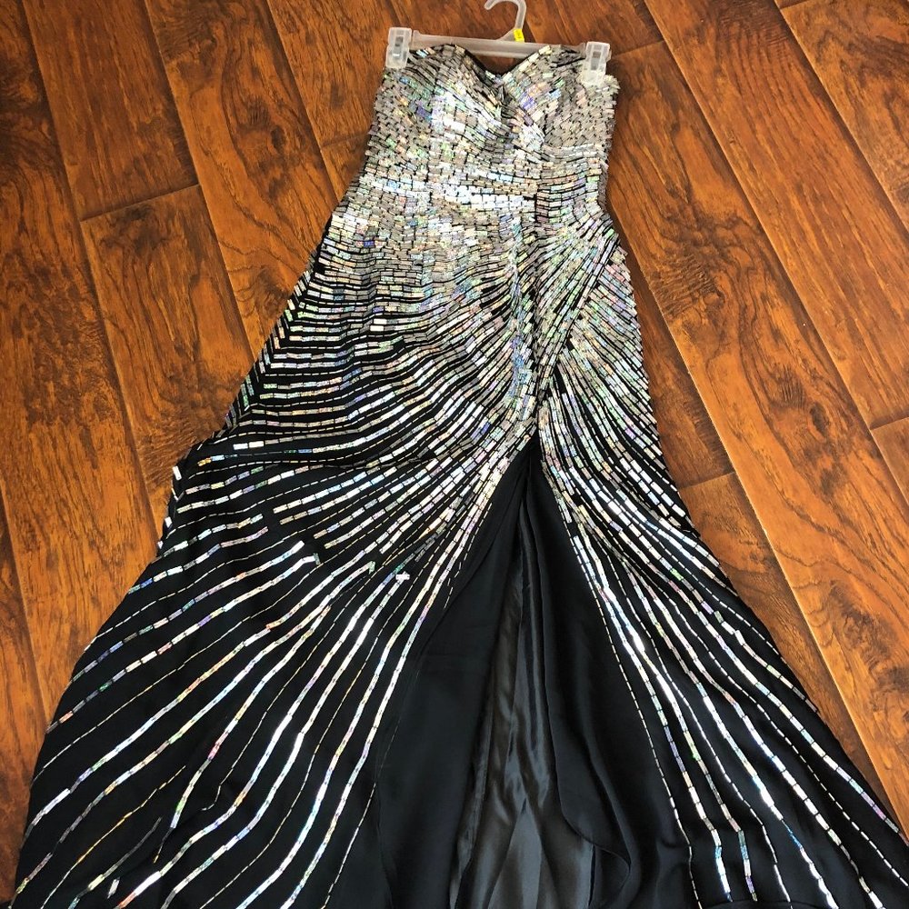 ✰ Formal/Prom Dress ✰ (BLACK//SEQUIN//SILVER)